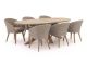 Intenso Tropea/ROUGH-Y Ellips 240 cm Gartenmöbel-Set 7-teilig