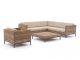 ROUGH-D Ecklounge-Set 5-teilig 6-Sitzer