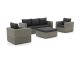 Intenso Carpino Sessel-Sofa Lounge-Set 4-teilig
