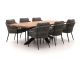 Bellagio Mineo/Induno Dänisch oval 240 cm Gartenmöbel-Set 7-teilig
