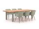 Hartman Sophie Studio/Almeria 280 cm Gartenmöbel-Set 7-teilig