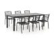 Apple Bee Hawaii/Menzano 220 cm Gartenmöbel-Set 7-teilig stapelbar