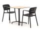 Forza Pazzia/Canzo 70 cm Gartenmöbel-Set 3-teilig stapelbar