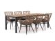 Intenso Asti/Fidenza 220 cm Gartenmöbel-Set 7-teilig