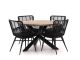 Intenso Asti/Rough-Y Ø 120 cm Gartenmöbel-Set 5-teilig