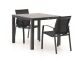 Forza Altea/Fidenza 90 cm Gartenmöbel-Set 3-teilig stapelbar