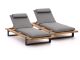 SUNS Nardo Gartenliegen-Set 2-teilig