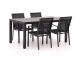 Forza Altea/Fidenza 160 cm Gartenmöbel-Set 5-teilig stapelbar