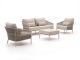 Bellagio Mineo Sessel-Sofa Lounge-Set 4-teilig