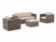 ROUGH-C Sessel-Sofa Lounge-Set 4-teilig