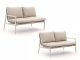 Bellagio Pizzoli Lounge Element linker Arm + rechter Arm 142 cm