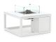 Cosiraw Lounge Feuertisch 100x100x55 cm