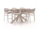 Bellagio Panaro/ROUGH-Y Ellips 240 cm Gartenbar-Set 7-teilig