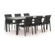 Forza Altea/Fidenza 220 cm Gartenmöbel-Set 7-teilig stapelbar