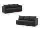 Forza Giotto Gartensofa 230 cm + linker Arm 216 cm