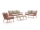 Manifesto Celante/ROUGH-K Sessel-Sofa Lounge-Set 4-teilig