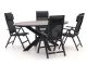 Bellagio Avenza/Fidenza oval 180 cm Gartenmöbel-Set 5-teilig verstellbar