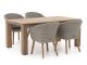Intenso Tropea/ROUGH-X 180 cm Gartenmöbel-Set 5-teilig