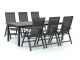 Bellagio Avenza/Fidenza 220 cm Gartenmöbel-Set 7-teilig verstellbar