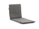 Fiber Outdoor Kissen für Gartenliege 200x65 cm - Grau Melange