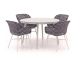 Hartman Delphine/Sophie Studio ø 128 cm Gartenmöbel-Set 5-teilig