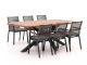 Bellagio Marudo/Induno Deens Ovaal 220cm dining tuinset 7-delig stapelbaar