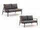 Bellagio Pizzoli Lounge Element linker Arm + rechter Arm 142 cm
