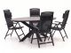 Forza Capri/Fidenza oval 180 cm Gartenmöbel-Set 5-teilig verstellbar