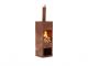 RedFire Jersey XXL Kamin 45x45x186 cm - Rost