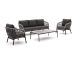 Bellagio Cupello Sessel-Sofa Lounge-Set 4-teilig