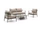 Bellagio Valli Sessel-Sofa Lounge-Set 4-teilig