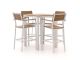 Bellagio Fidenza 80 cm Gartenbar-Set 5-Teilig