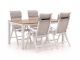 Bellagio Lugo/Fidenza 160 cm Gartenmöbel-Set 5-teilig verstellbar
