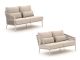 Bellagio Mineo Lounge Element linker Arm + rechter Arm 144 cm