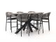 Bellagio Panaro/ROUGH-Y Ellips 240 cm Gartenbar-Set 7-teilig