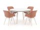 Hartman Le Soleil Element/Sophie Studio ø 128 cm Gartenmöbel-Set 5-teilig