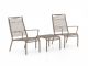 Apple Bee Hawaii Lounge Balkonmöbel-Set 3-teilig stapelbar