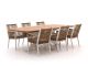 Manifesto Rivola/Induno dänisch oval 240 cm Gartenmöbel-Set 7-teilig