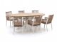 Manifesto Rivola/ROUGH-Y Ellips 200cm dining tuinset 7-delig