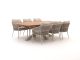 Bellagio Mineo/Induno Dänisch oval 240cm Gartenmöbel-Set 7-Teilig