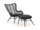 Intenso Rovello Gartensessel mit Hocker