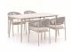 Bellagio Panaro/Sora 160 cm Gartenmöbel-Set 5-teilig stapelbar