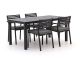 Bellagio Rumo/Menzano 160 cm Gartenmöbel-Set 5-Teilig Stapelbar