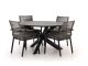 Bellagio Marudo/Lodola ø 130 cm Gartenmöbel-Set 5-teilig Stapelbar