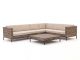 ROUGH-D Ecklounge-Set 5-teilig 6-Sitzer