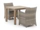 Forza Barolo/ROUGH-S 90 cm Gartenmöbel-Set 3-teilig