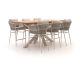 Bellagio Mineo/Induno Dänisch oval 220cm Gartenbar 7-Teilig