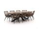 Intenso Asti/Rough-Y Ellips 280 cm Gartenmöbel-Set 9-teilig