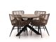 Intenso Asti/Rough-Y Ø 120 cm Gartenmöbel-Set 5-teilig
