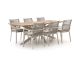 Bellagio Marudo/Furato 220 cm Gartenmöbel-Set 7-Teilig Stapelbar